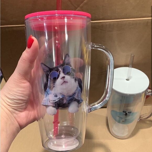 Water cup🥤 double cup - Picture 2 of 4